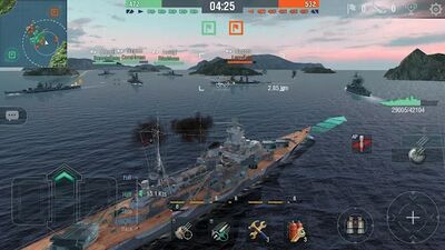 Скачать взломанную World of Warships Blitz: морской ММОРПГ PvP шутер [Много денег] MOD apk на Андроид