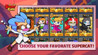 Скачать взломанную Super Cats [Бесплатные покупки] MOD apk на Андроид