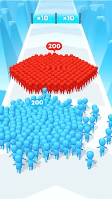 Скачать взломанную Count Masters: 3D Человечки [Бесплатные покупки] MOD apk на Андроид