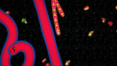 Скачать взломанную Червячная Зона .io Онлайн Игра [Бесплатные покупки] MOD apk на Андроид