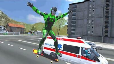 Скачать взломанную Rope Frog Ninja Hero - Strange Gangster Vegas [Много денег] MOD apk на Андроид