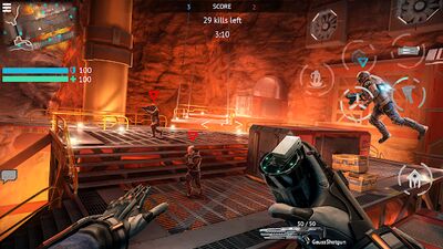 Скачать взломанную Infinity Ops: Киберпанк Шутер [Бесплатные покупки] MOD apk на Андроид