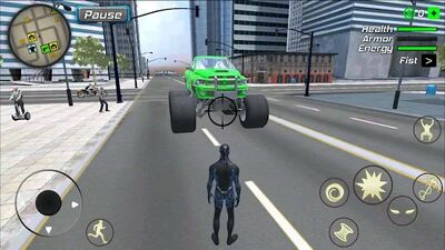 Скачать взломанную Black Hole Hero : Vice Vegas Rope Mafia [Мод меню] MOD apk на Андроид