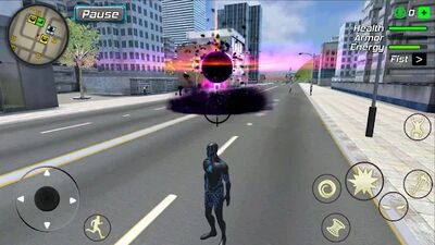Скачать взломанную Black Hole Hero : Vice Vegas Rope Mafia [Мод меню] MOD apk на Андроид