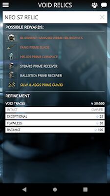 Скачать взломанную Warframe Companion [Много монет] MOD apk на Андроид