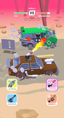 Скачать взломанную Desert Riders: Car Battle Game [Много монет] MOD apk на Андроид
