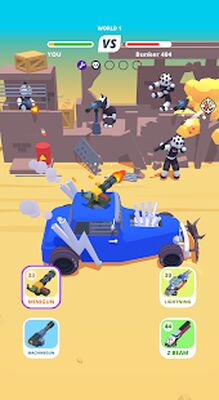 Скачать взломанную Desert Riders: Car Battle Game [Много монет] MOD apk на Андроид