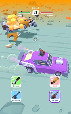 Скачать взломанную Desert Riders: Car Battle Game [Много монет] MOD apk на Андроид