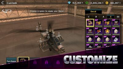 Скачать взломанную ВЕРТОЛЕТ БИТВА: 3D полет [Много денег] MOD apk на Андроид