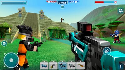 Скачать взломанную Blocky Cars: танки онлайн пвп [Бесплатные покупки] MOD apk на Андроид