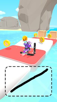 Скачать взломанную Scribble Rider! [Бесплатные покупки] MOD apk на Андроид