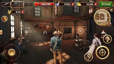 Скачать взломанную Огонь с Запада - West Gunfighter [Бесплатные покупки] MOD apk на Андроид