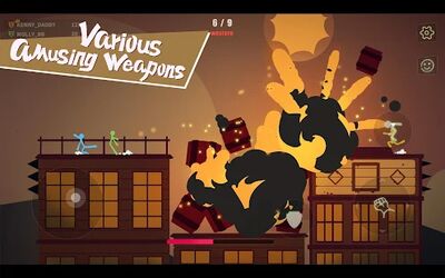Скачать взломанную Stick Fight: The Game Mobile [Много монет] MOD apk на Андроид