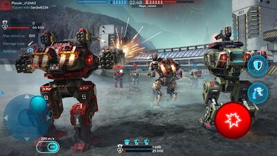 Скачать взломанную Robot Warfare: Битва Pоботов [Мод меню] MOD apk на Андроид