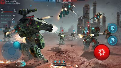 Скачать взломанную Robot Warfare: Битва Pоботов [Мод меню] MOD apk на Андроид