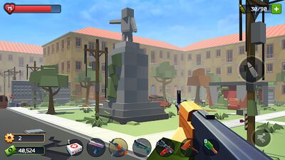 Скачать взломанную Pixel Combat: Zombies Strike [Много денег] MOD apk на Андроид