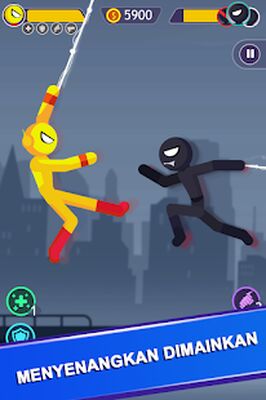 Скачать взломанную Stickman боевая игра офлайн [Много денег] MOD apk на Андроид