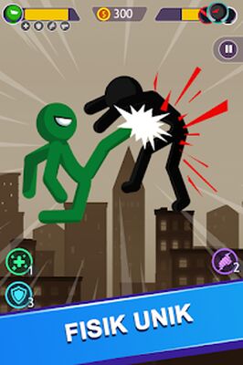 Скачать взломанную Stickman боевая игра офлайн [Много денег] MOD apk на Андроид