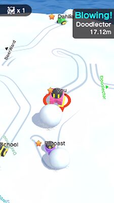 Скачать взломанную Snowball.io [Много монет] MOD apk на Андроид