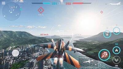 Скачать взломанную Sky Combat - Самолеты Онлайн [Мод меню] MOD apk на Андроид