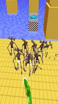 Скачать взломанную Разрежь их всех! 3D [Много монет] MOD apk на Андроид