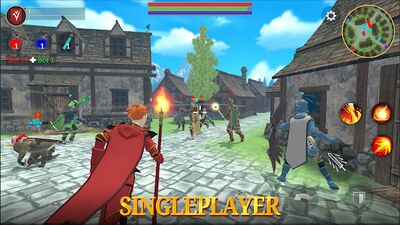 Скачать взломанную Combat Magic: Spells & Swords [Бесплатные покупки] MOD apk на Андроид