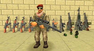 Скачать взломанную StrikeBox: Sandbox&Shooter [Мод меню] MOD apk на Андроид