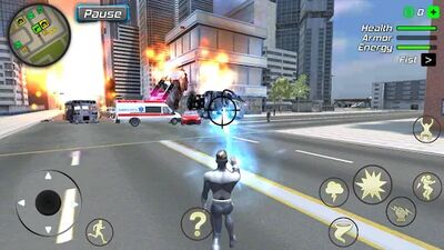Скачать взломанную Hurricane Superhero : Wind Tornado Vegas Mafia [Бесплатные покупки] MOD apk на Андроид