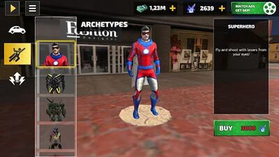 Скачать взломанную Rope Hero: Vice Town [Мод меню] MOD apk на Андроид