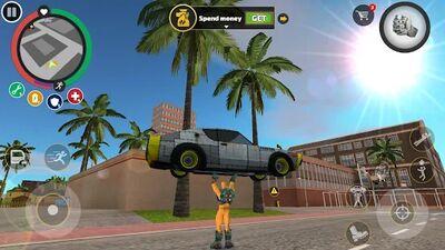 Скачать взломанную Rope Hero: Vice Town [Мод меню] MOD apk на Андроид