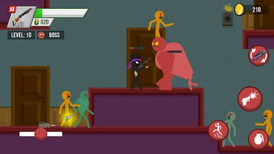 Скачать взломанную Stickman vs Zombies [Мод меню] MOD apk на Андроид