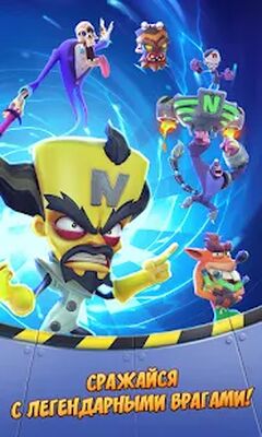 Скачать взломанную Crash Bandicoot: со всех ног! [Бесплатные покупки] MOD apk на Андроид