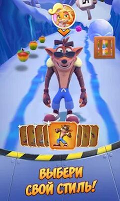 Скачать взломанную Crash Bandicoot: со всех ног! [Бесплатные покупки] MOD apk на Андроид