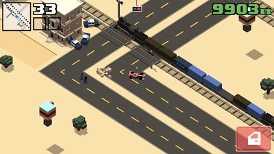 Скачать взломанную Smashy Road: Wanted 2 [Много монет] MOD apk на Андроид