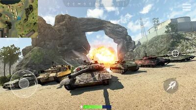 Скачать взломанную Tanks of War [Много монет] MOD apk на Андроид