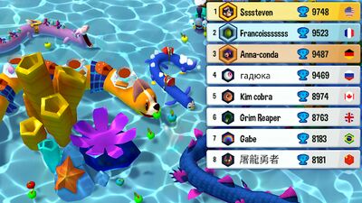 Скачать взломанную Snake Rivals [Бесплатные покупки] MOD apk на Андроид