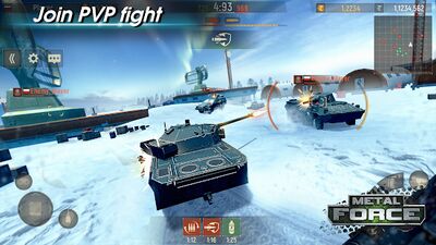 Скачать взломанную Metal Force: Танки по Cети PvP [Бесплатные покупки] MOD apk на Андроид