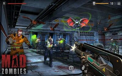 Скачать взломанную Зомби : MAD ZOMBIES [Много монет] MOD apk на Андроид