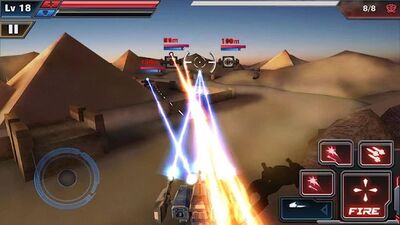 Скачать взломанную Роботы атакуют 3D [Бесплатные покупки] MOD apk на Андроид