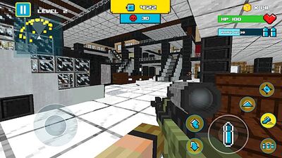 Скачать взломанную American Block Sniper Survival [Бесплатные покупки] MOD apk на Андроид