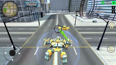 Скачать взломанную Super Crime Steel War Hero Iron Flying Mech Robot [Много монет] MOD apk на Андроид