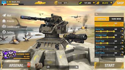 Скачать взломанную Beach War: Fight For Survival [Много денег] MOD apk на Андроид
