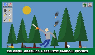 Скачать взломанную Ragdoll Mutilate [Много денег] MOD apk на Андроид