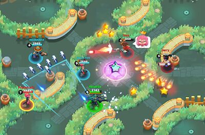 Скачать взломанную Heroes Strike - Modern Moba & Battle Royale [Мод меню] MOD apk на Андроид