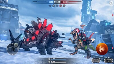 Скачать взломанную Jurassic Monster World [Мод меню] MOD apk на Андроид