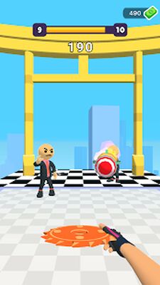 Скачать взломанную Slice Disc 3D! [Много денег] MOD apk на Андроид