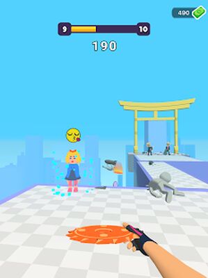 Скачать взломанную Slice Disc 3D! [Много денег] MOD apk на Андроид