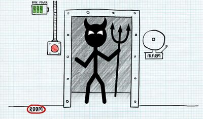 Скачать взломанную Stickman Five Nights Survival [Много монет] MOD apk на Андроид