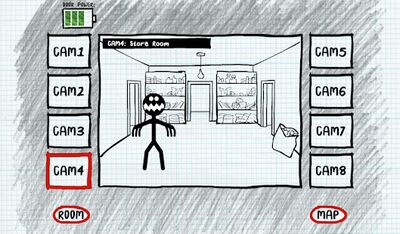Скачать взломанную Stickman Five Nights Survival [Много монет] MOD apk на Андроид