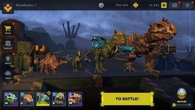 Скачать взломанную Dino Squad: Dinosaur Shooter [Бесплатные покупки] MOD apk на Андроид